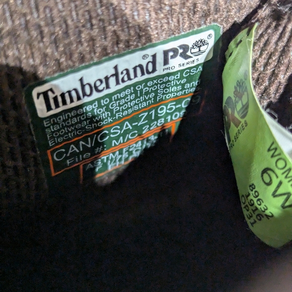 Timberland Pro Women's Rachet Steel Toe Boot - size 6W - Picture 8 of 10